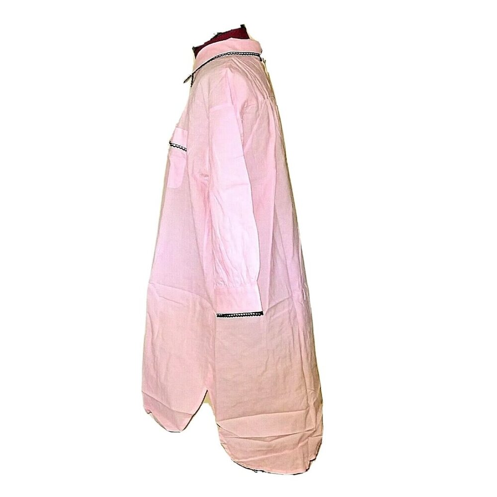 Ekouaer Women's Nightgown Sleep Shirt Pink Black Size Large Loungewear Sleepwear - Picture 2 of 7